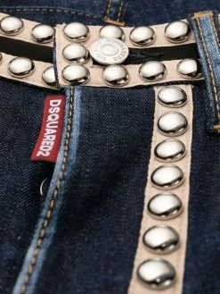 Dsquared2 jean court à détails de clous