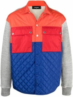 Dsquared2 veste matelassée à poches rabat