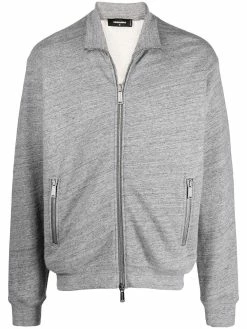 Dsquared2 sweat zippé à logo au dos