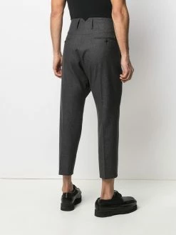 Dsquared2 pantalon crop en laine mélangée