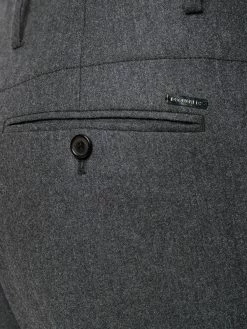 Dsquared2 pantalon crop en laine mélangée