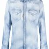 Bon Rapport Coût-Efficacité Dsquared2 Chemise en jean à effet usé chemises homme 1 Dsquared2 chemise en jean à effet usé