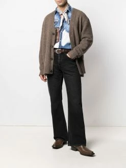 Dsquared2 chemise en jean à effet usé