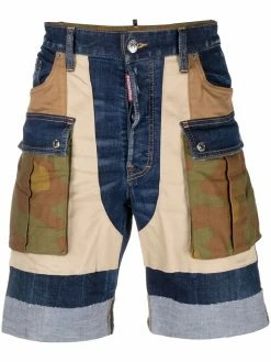 Dsquared2 short en jean à poches cargo