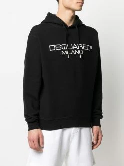 Dsquared2 hoodie à logo brodé