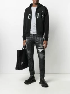 Dsquared2 hoodie Icon à fermeture zippée