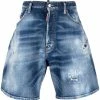 Dsquared2 short en jean à effet délavé