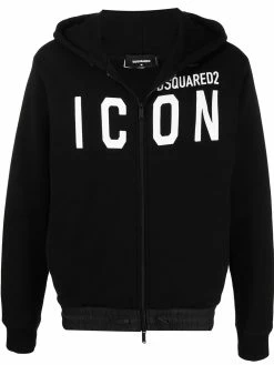 Dsquared2 hoodie à fermeture zippée
