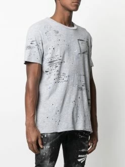 Dsquared2 t-shirt à effet usé