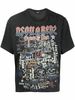Dsquared2 t-shirt à logo imprimé