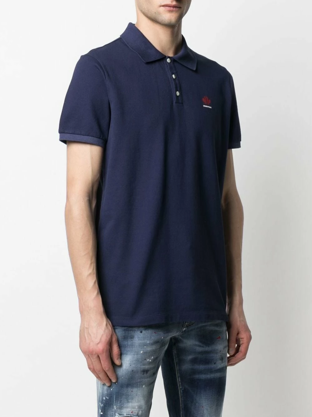 Dsquared2 Chemise à logo poitrine Prix Aimable polos homme 5 Dsquared2 chemise à logo poitrine