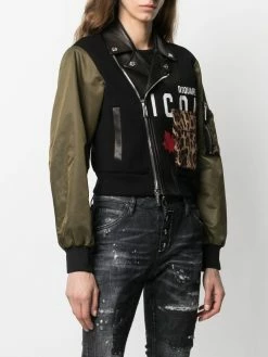 Dsquared2 veste bomber à design à empiècements