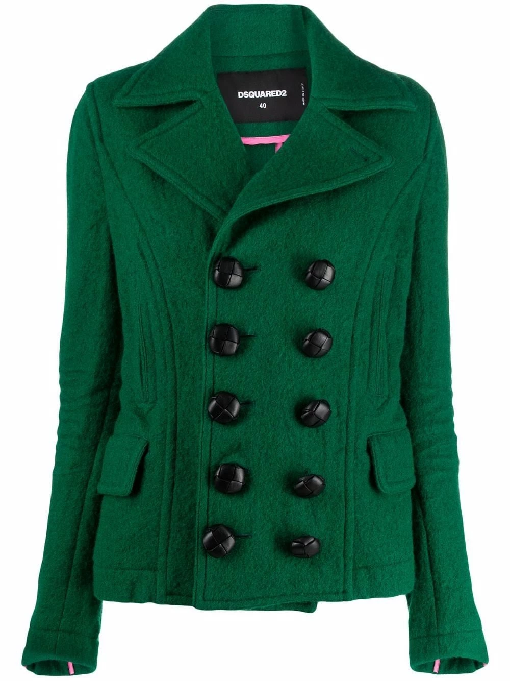 Qualité absolue Dsquared2 Manteau croisé en feutre manteaux croisés & cabans femme 3 Dsquared2 manteau croisé en feutre