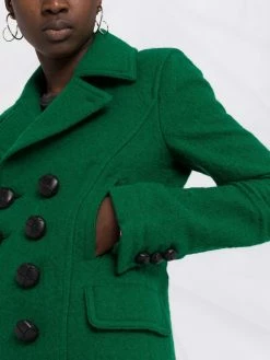 Qualité absolue Dsquared2 Manteau croisé en feutre manteaux croisés & cabans femme 12 Dsquared2 manteau croisé en feutre