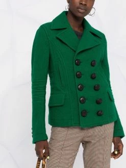 Qualité absolue Dsquared2 Manteau croisé en feutre manteaux croisés & cabans femme 14 Dsquared2 manteau croisé en feutre