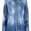 Dsquared2 chemise en jean à effet usé