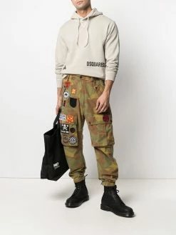 Dsquared2 pantalon cargo à imprimé camouflage