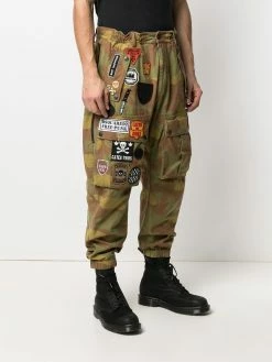 Dsquared2 pantalon cargo à imprimé camouflage