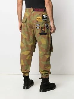 Dsquared2 pantalon cargo à imprimé camouflage