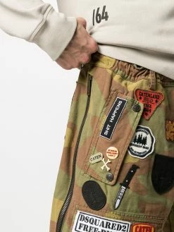 Dsquared2 pantalon cargo à imprimé camouflage