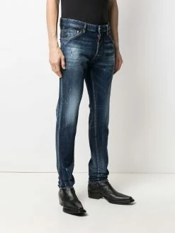 Dsquared2 jean à effet usé