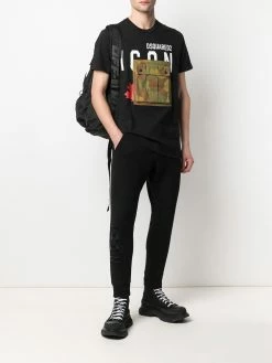 Dsquared2 pantalon de jogging à logo imprimé