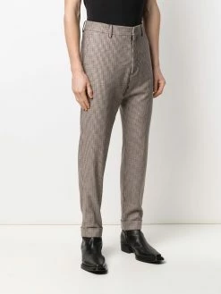 Dsquared2 pantalon droit à carreaux