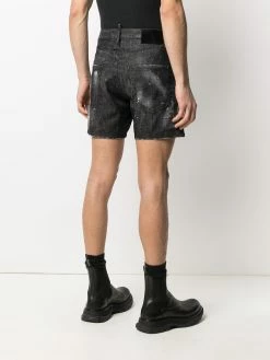 Dsquared2 short en jean à logo imprimé