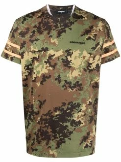 Dsquared2 t-shirt à imprimé camouflage