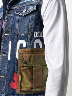 Dsquared2 gilet en jean Icon