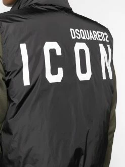 Dsquared2 gilet matelassé à fermeture zippée