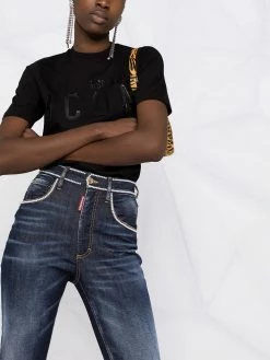 Dsquared2 jean crop à coupe skinny