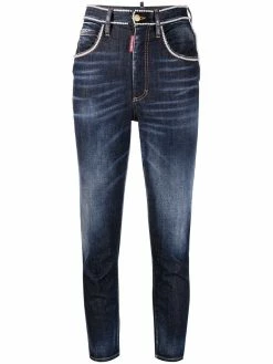 Dsquared2 jean crop à coupe skinny