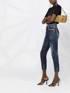 Dsquared2 jean crop à coupe skinny