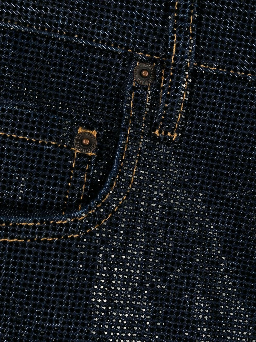 Dsquared2 Prix Légers Jean court à détails de clous jeans courts femme 9 Dsquared2 jean court à détails de clous