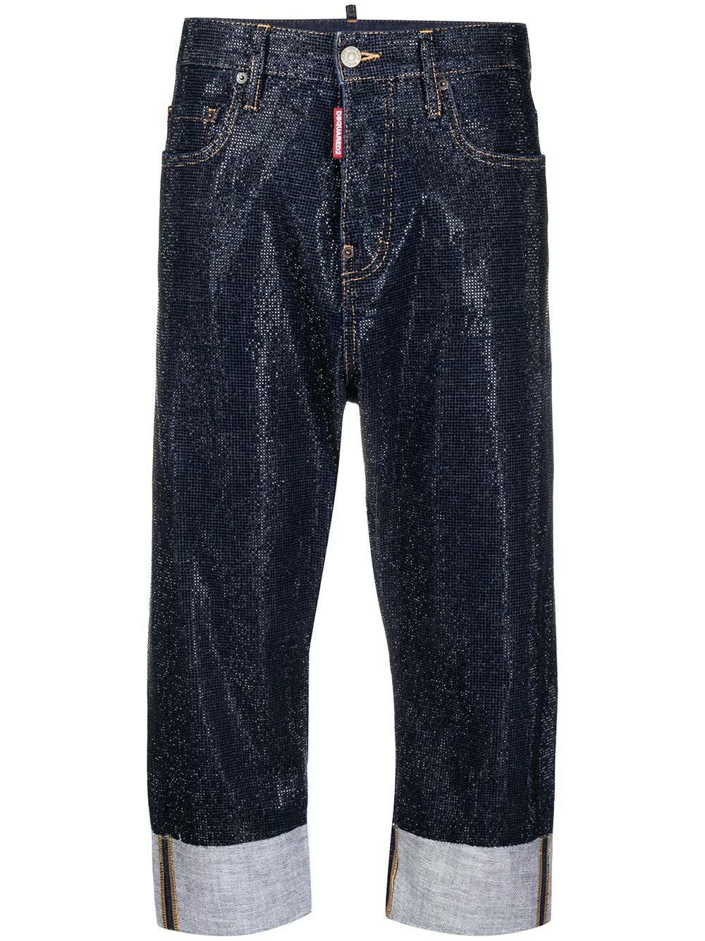 Dsquared2 Prix Légers Jean court à détails de clous jeans courts femme 3 Dsquared2 jean court à détails de clous