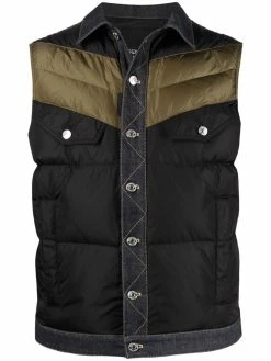 Dsquared2 gilet matelassé à empiècements contrastants