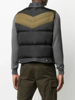 Dsquared2 gilet matelassé à empiècements contrastants