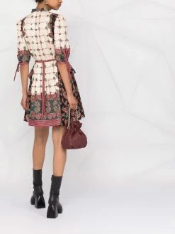 Dsquared2 robe courte à manches nouées