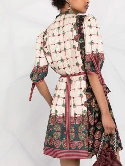 Dsquared2 robe courte à manches nouées