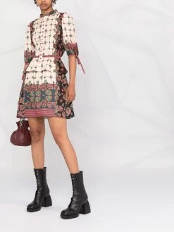 Dsquared2 robe courte à manches nouées