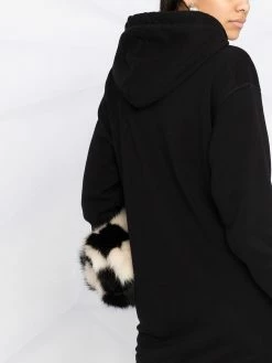 Dsquared2 robe-hoodie à logo imprimé