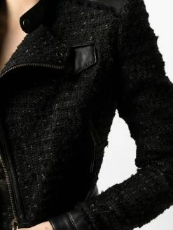 Dsquared2 veste de moto en maille