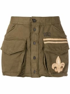 Dsquared2 minijupe à patch logo