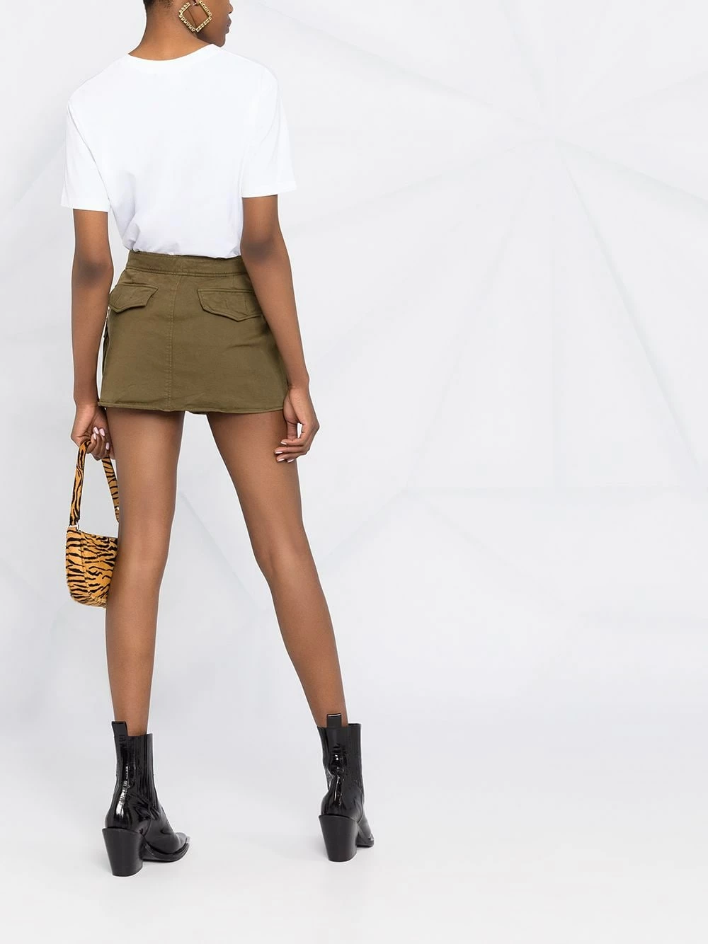 Dsquared2 Minijupe à patch logo En Remise jupes crayon femme 6 Dsquared2 minijupe à patch logo