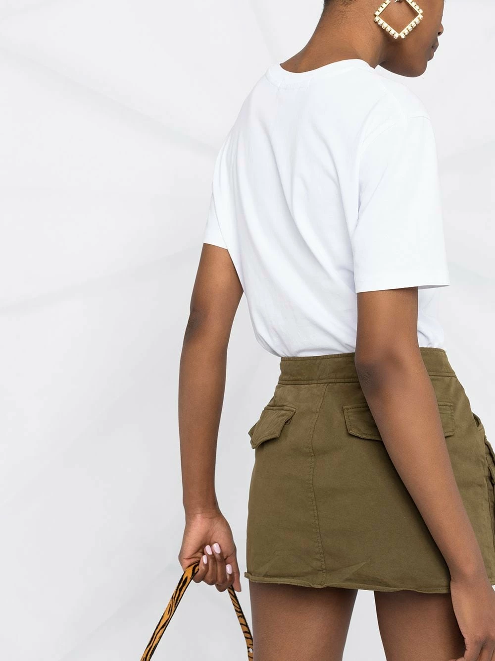 Dsquared2 Minijupe à patch logo En Remise jupes crayon femme 7 Dsquared2 minijupe à patch logo