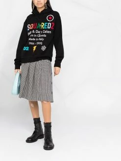 Dsquared2 hoodie à logo imprimé