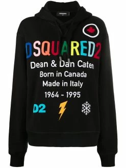 Dsquared2 hoodie à logo imprimé