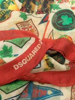 Dsquared2 écharpe à imprimé graphique