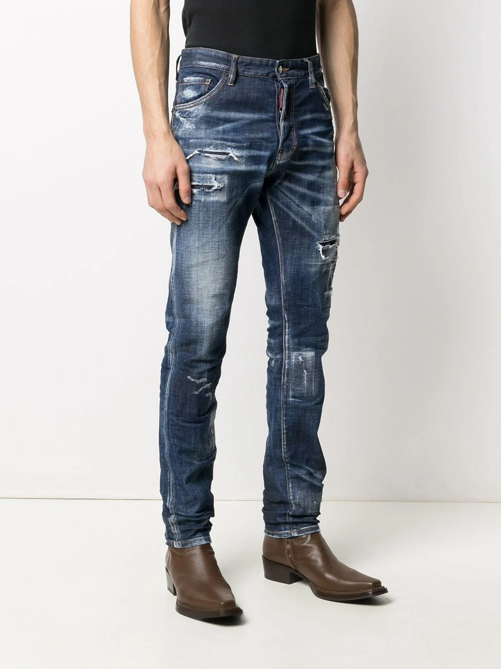 Prix De Lancement Dsquared2 Jean bootcut à effet usé jeans bootcut homme 5 Dsquared2 jean bootcut à effet usé